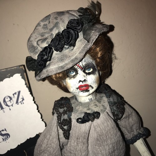 Lizbeth Ooak Creepy Gothic Spooky Horror Doll