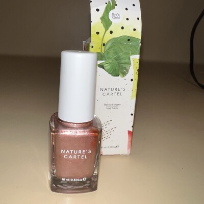 Nature's Cartel Nail Polish Lacquer Bro's Gold 10ml/.33oz IPSY NEW IN BOX