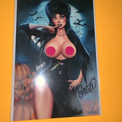 DARK MISTRESS COSPLAY HALLOWEEN GREGBO SKETCH BOOK! NOTTI  signed Extra Book!!