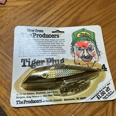 The Producers No. 4 Tiger Plug #111 Fishing Lure
