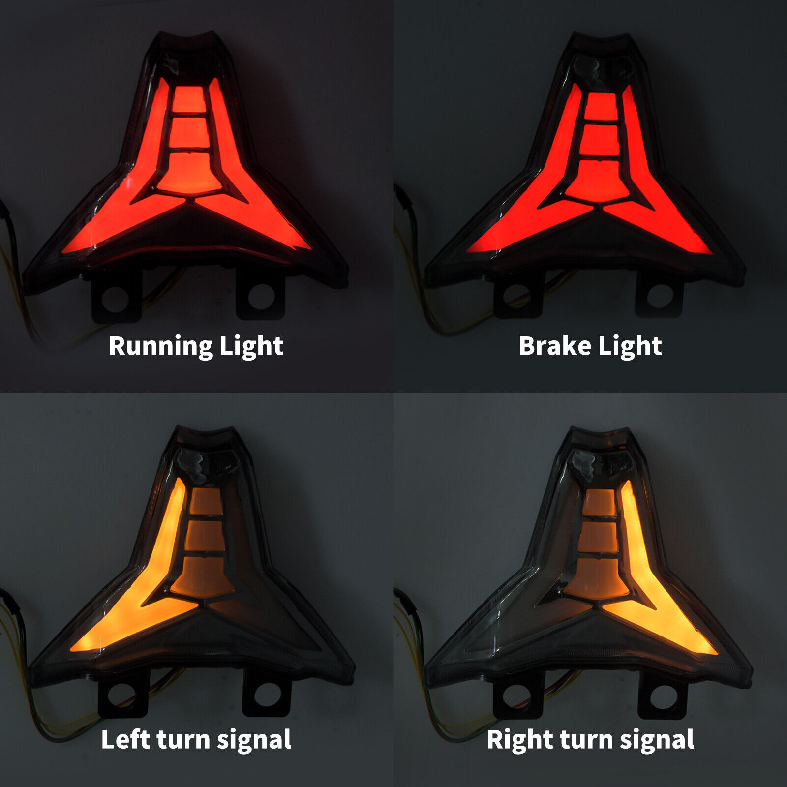 For KAWASAKI Ninja ZX-6R ZX-10R 2019-2023 Integrated LED