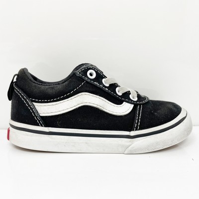 Vans Boys Off The Wall 721356 Черная повседневная обувь Кроссовки Размер 8