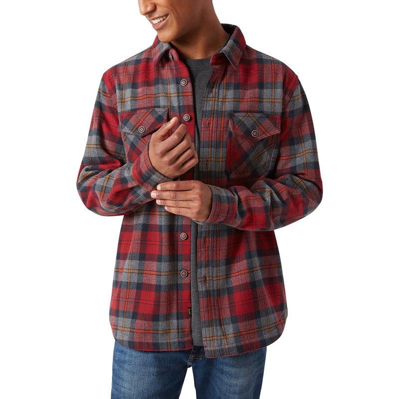 Lee Men’s Flannel Shirt Jacket (Select Color & Size: S-XXL) * FAST SHIPPING *
