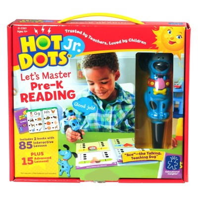 Hot Dots Jr. Let's Master Pre-K Reading Interactive Education Printed Book
