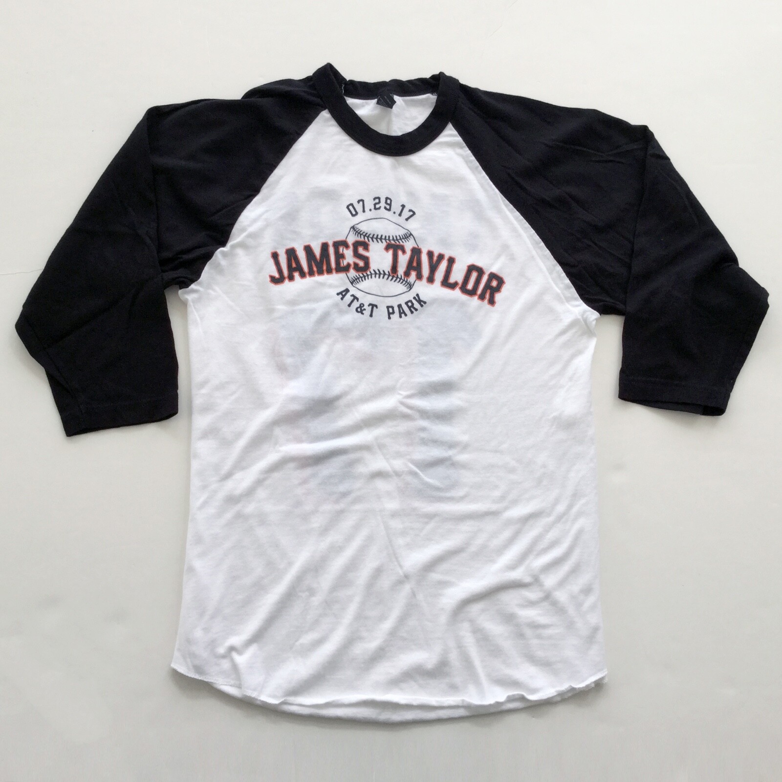 James Taylor コンサートTシャツ James Taylor VTG concert white T-shirt All sizes short