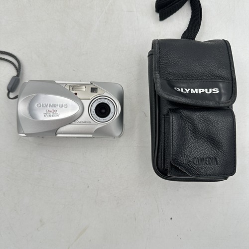【美品】OLYMPUS CAMEDIA X-450 シルバー　動作確認済 CAMEDIA（キャメディア)X-450：コンパクトデジタルカメラ