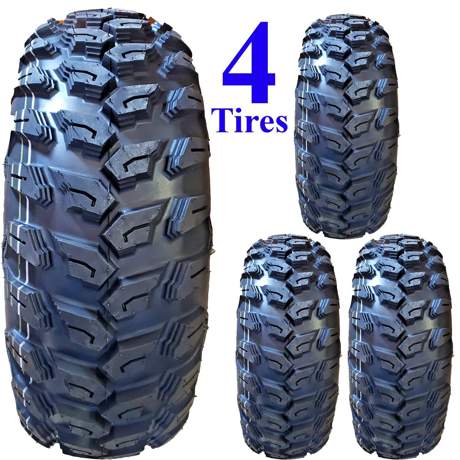 4) Mini Truck Tires 23x8-12 23x8.00-12 23x800-12 23/8-12 23