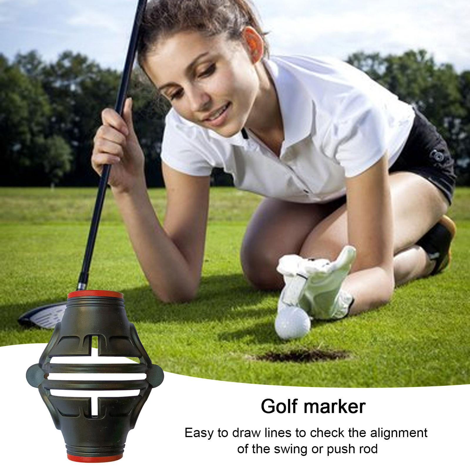 Triple Track 3 Line Golf Ball  Line Marker Track Golf Mark Stencil