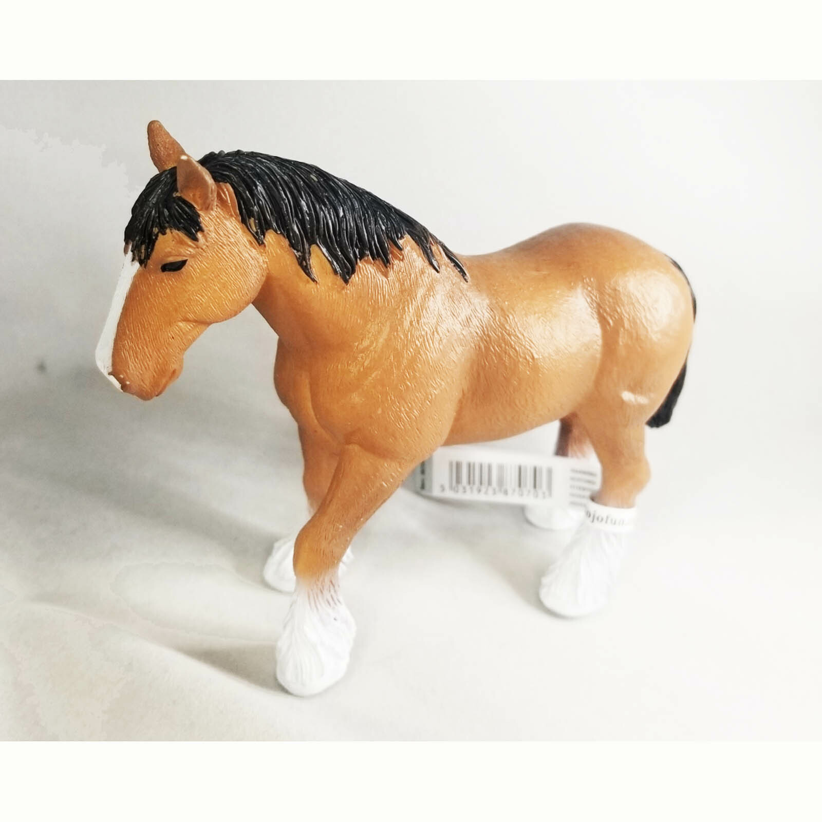 Фигурка животного MOJO Clydesdale Horse Brown 387070 НОВЫЕ развивающие игрушки
