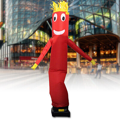 10FT3M Wacky Waving Inflatable Arm Flailing Tube Man Costume Red  Funny USA 