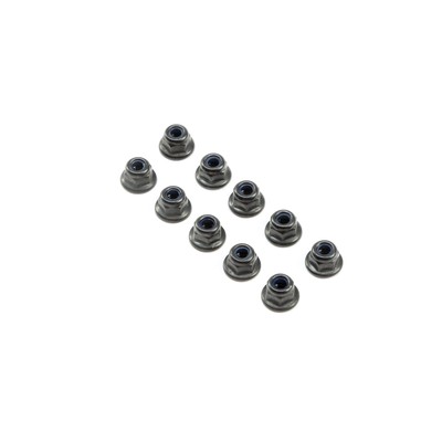Team Losi Racing M3 Flanged Lock Nuts 10 TLR245016 Gas Car/Truck Replacement