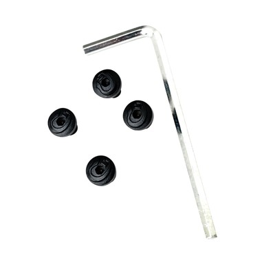 4Pcs Rockwell Hardened Stainless Screws T8 Torx Keys Wrench For 1911 Grips Model