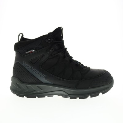 

Wolverine Polar Range Mid W880111 Мужские черные кожаные походные ботинки на шнуровке 11.5, Черный, Wolverine Polar Range Mid