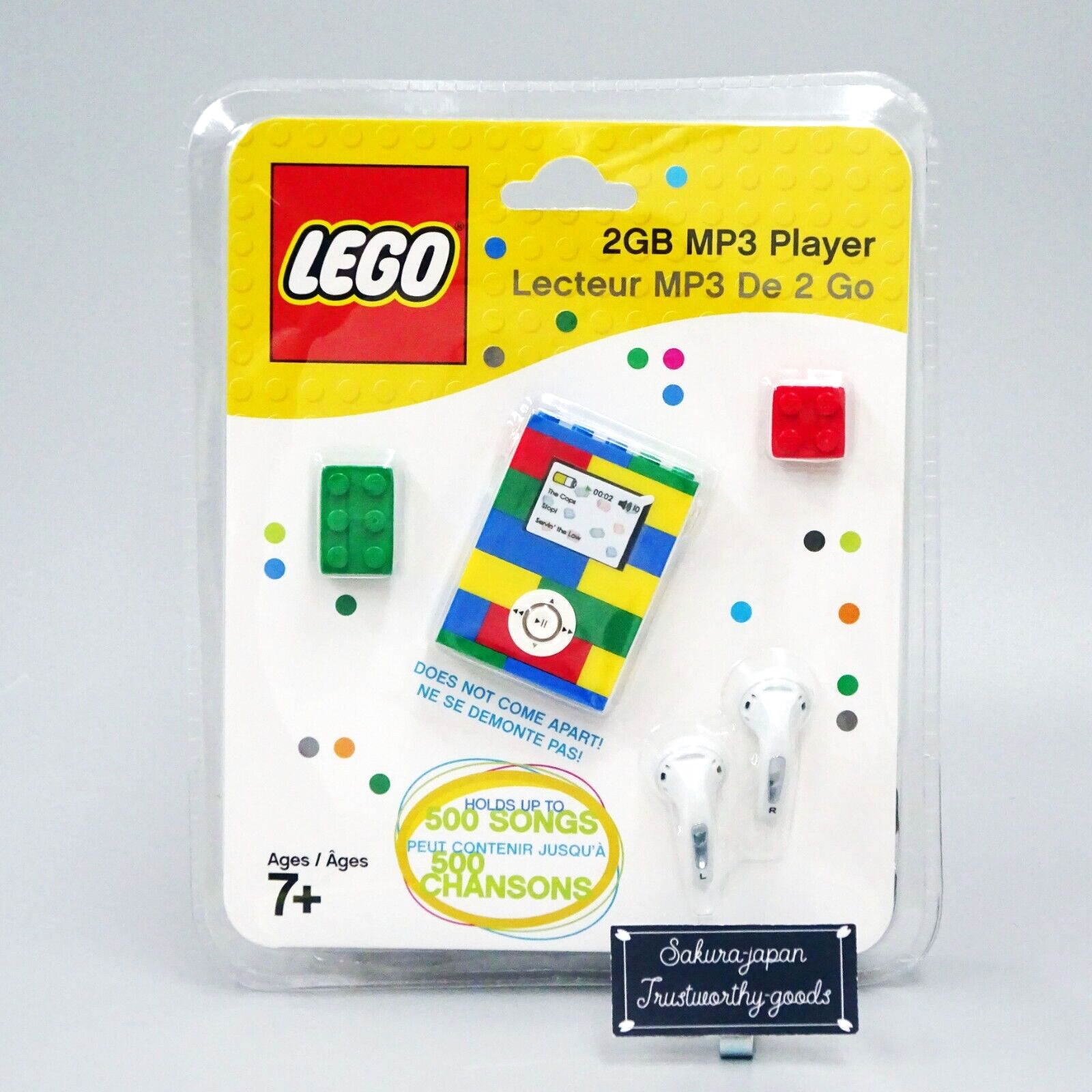 LEGO MP3 Player Multicolor Digital Audio Player 2GB Japan