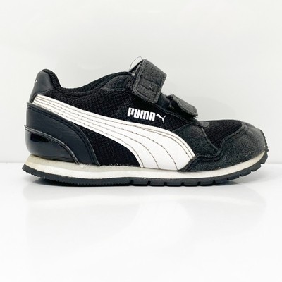 Кроссовки Puma Boys ST Runner V2 367137-06 Черная повседневная обувь Размер 6C