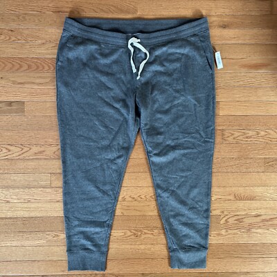 Amazon Essentials Women's XXL Fleece Jogger Sweatpants Charcoal NWT 984