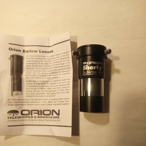 Orion Shorty 2x Barlow lens Multi Coat2dのeBay公認海外通販｜セカイモン