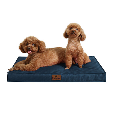 S M L XL XXL Dog Bed Orthopedic Foam Waterproof Pet Dog Cat Mat -Removable Cover