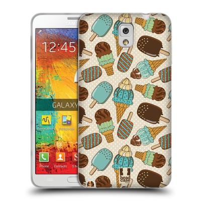 HEAD CASE DESIGNS ICE CREAM PATTERNS SOFT GEL CASE FOR SAMSUNG PHONES 2