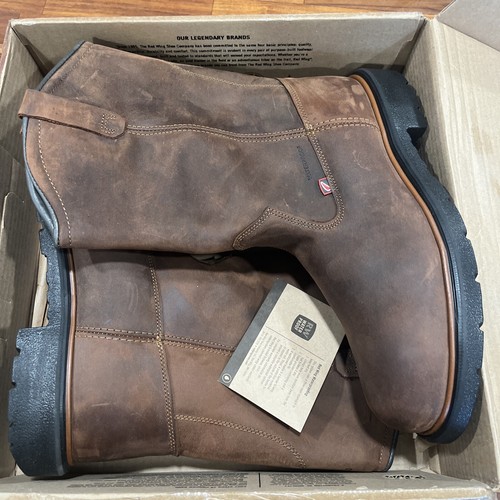Pre-owned Red Wing Shoes Red Wing - Style 1172 12 D Dynaforce® Men's Waterproof Soft Toe Pull-on Boot In Brown