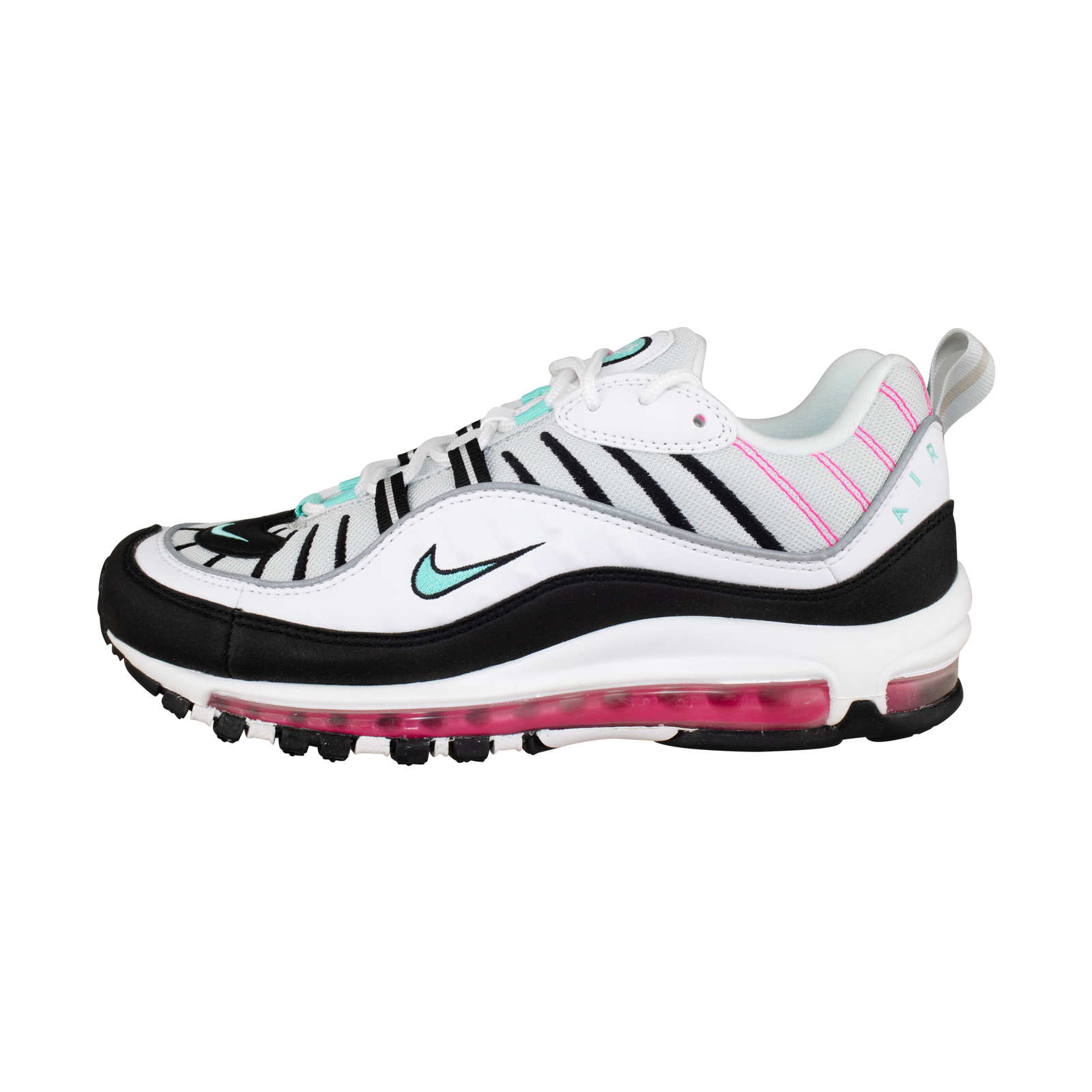 Nike Air max 98 Donne Bianco/Nero Scarpe da Ginnastica Tempo ... Nike Air max 98 Donne Bianco/Nero Scarpe da Ginnastica Tempo ...