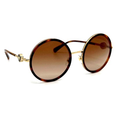 Pre-owned Versace Sunglasses Mod.2229 1002/13, Authentic In Brown