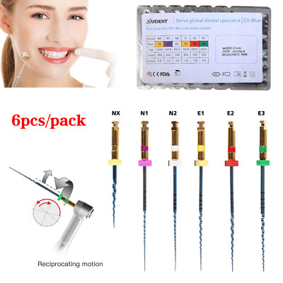 Dental X3 Endo Rotary File Root Canal Curval File Endodontic NITI file21/25/31mm