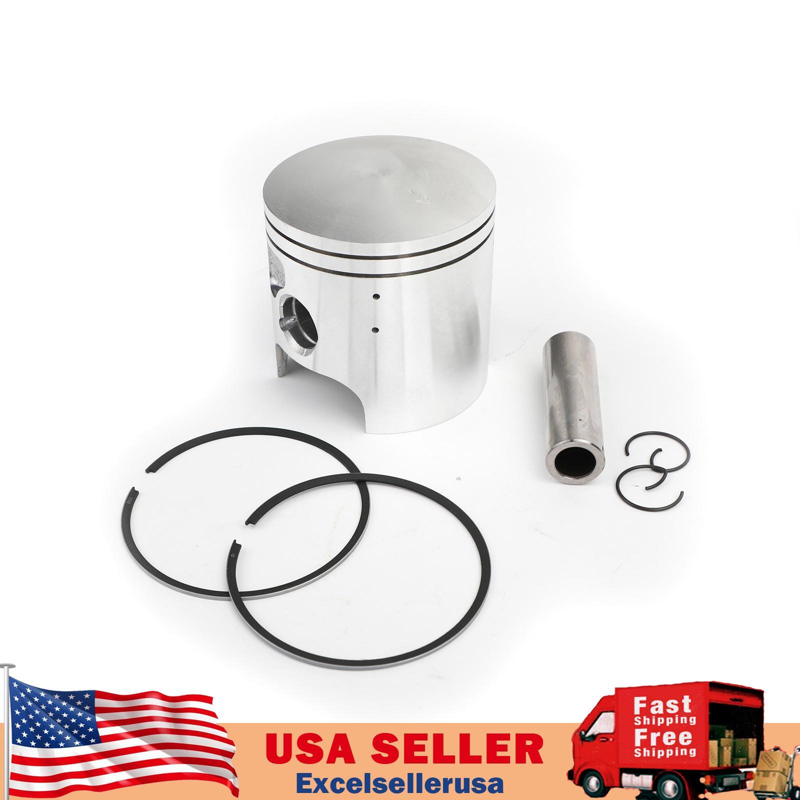Engine Piston Kit 66mm STD Fit For Kawasaki KDX200 E/H 1989-2006
