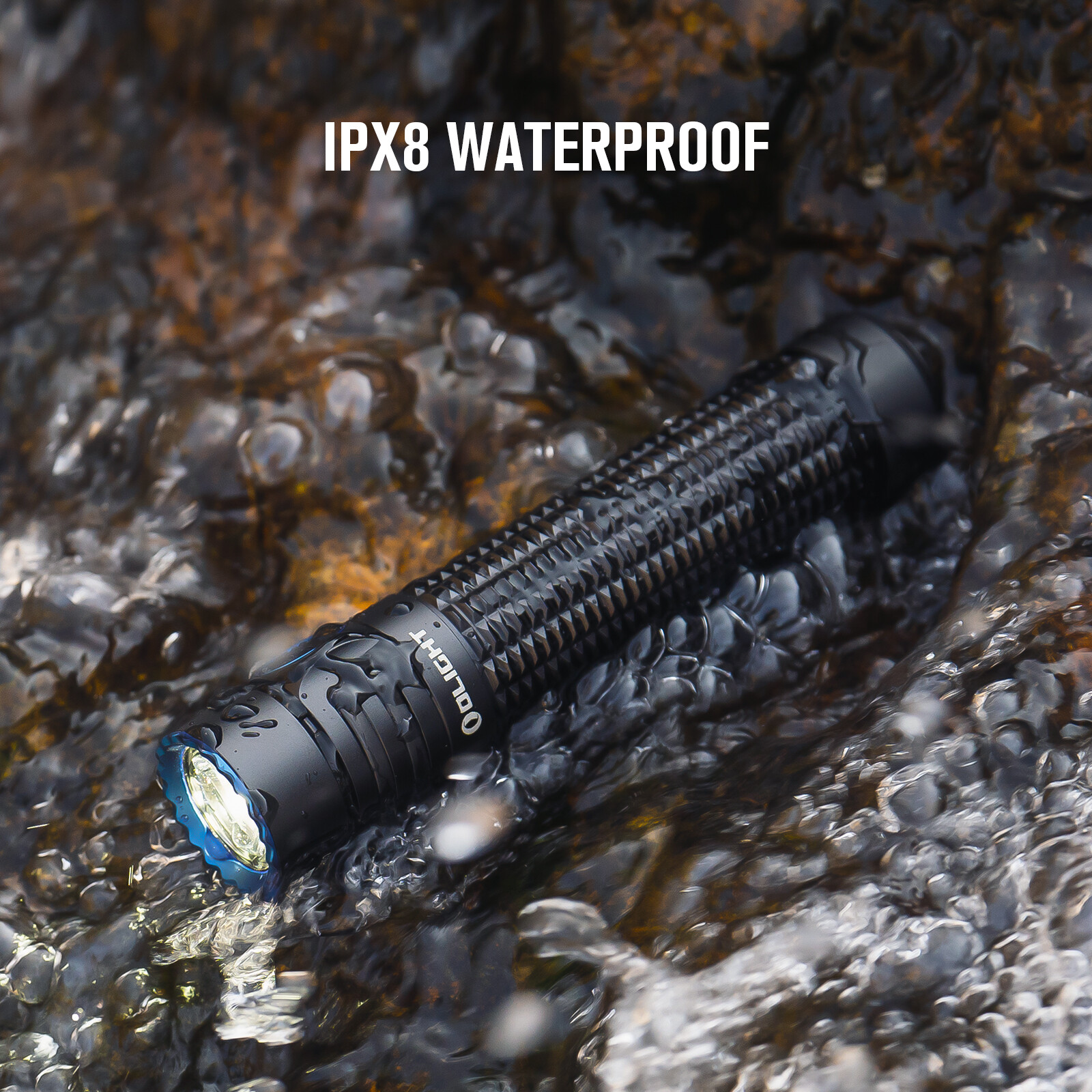 Olight Warrior Mini3 Tactical Flashlight pre-activated proximity sensor