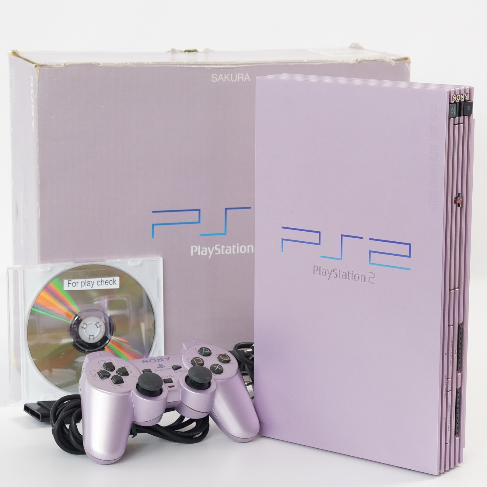 PS2 SAKURA Console System Boxed SCPH-50000 Tested