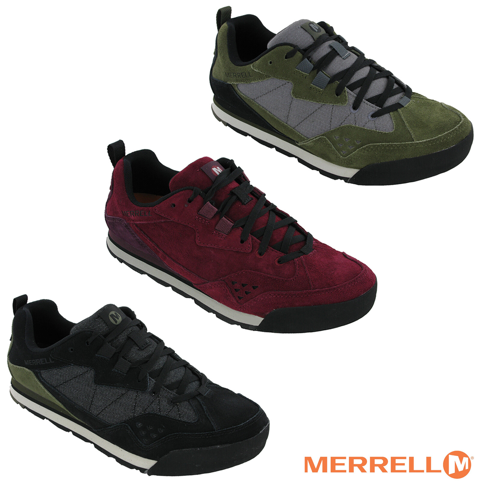 Merrell Burnt Rock Tura Suede Leather 