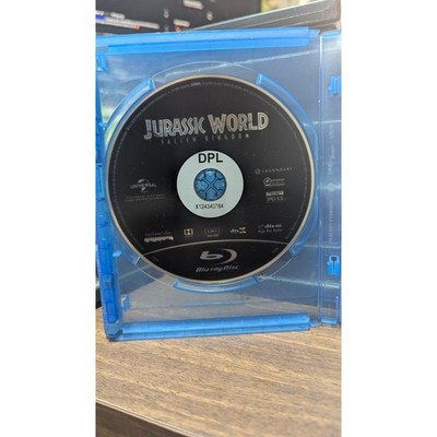 Jurassic World Fallen Kingdom Blu Ray Disc Movie Very Good Condition
