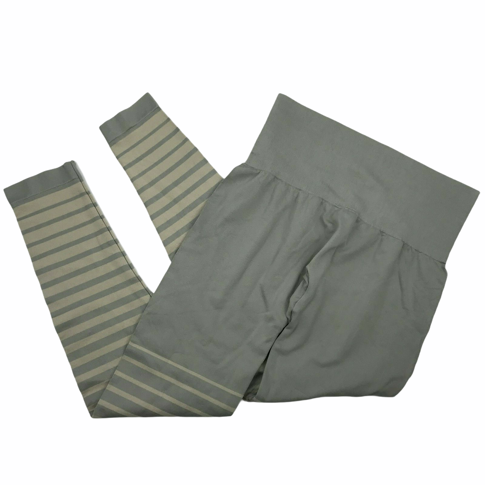 Climawear Muse Legging Pant Women s Medium Nylon Polyester Spandex Grey Beige eBay
