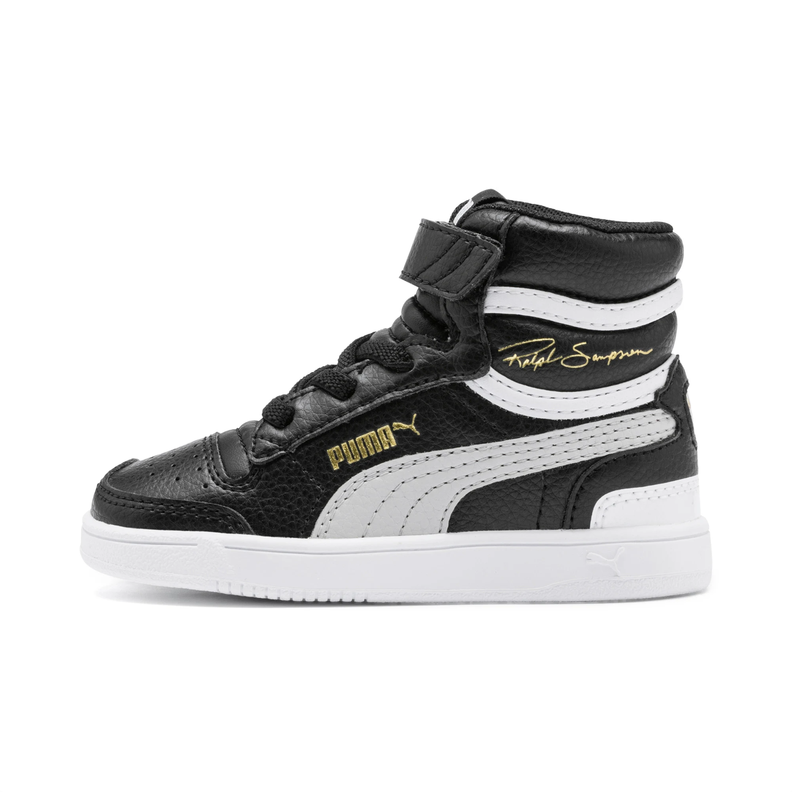 

Кроссовки Puma Toddlers Ralph Sampson Mid (TD), черный/белый 37092901001, Black/white