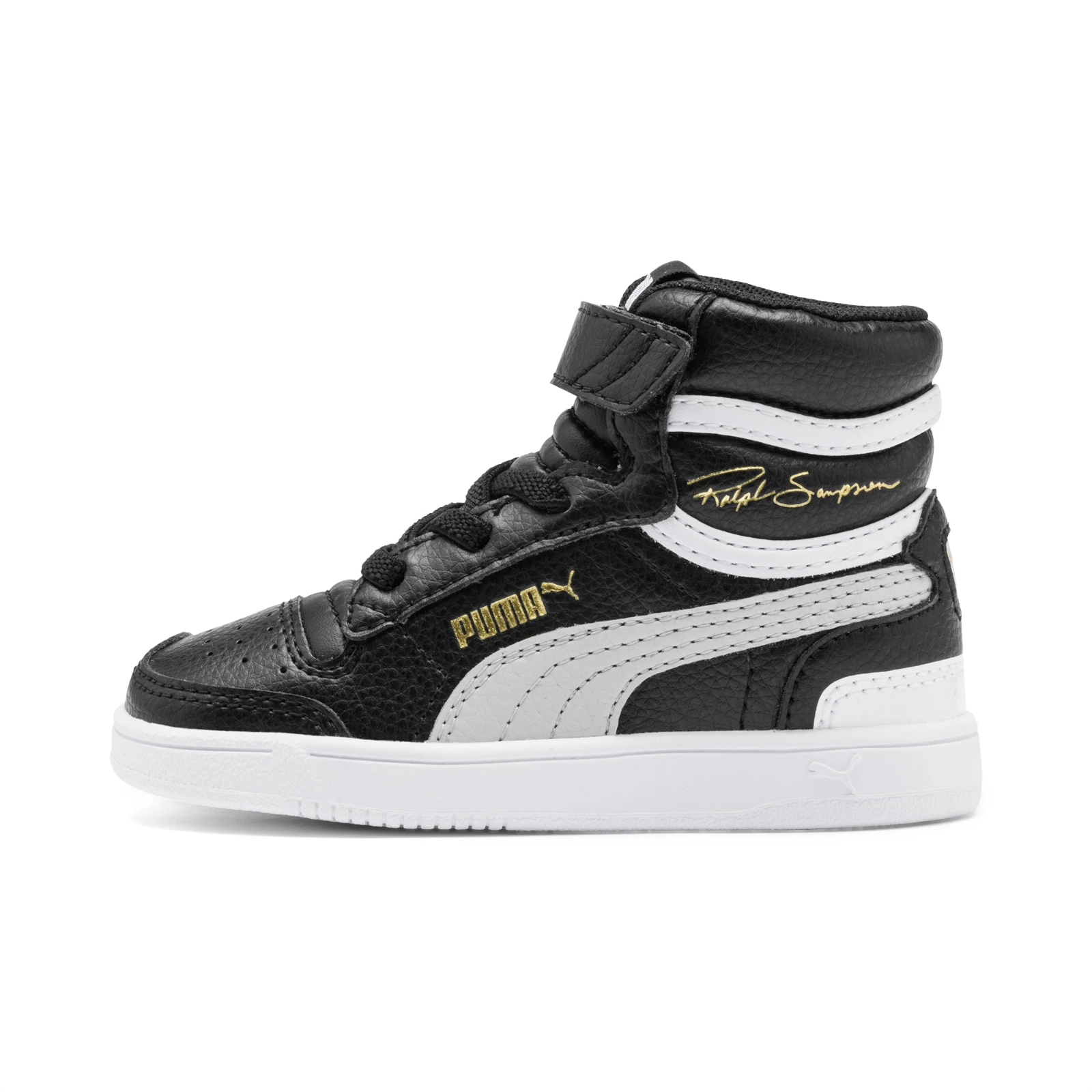 Кроссовки Puma Toddlers Ralph Sampson Mid (TD), черный/белый 37092901001