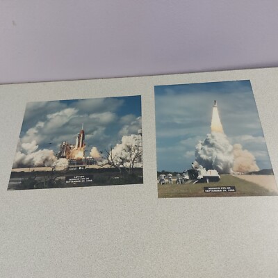 Lot 2 NASA STS-26R Original Kodak Photo Return to Flight 8x10 McCool Estate