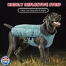Doglay Dog Coat, Waterproof Dog Jacket Pet Winter Coat for Cold Weather with Thicken Furry Collar, Reflective Puppy Winter Jacket Warm Fleece Lining for Small Medium Large Pets