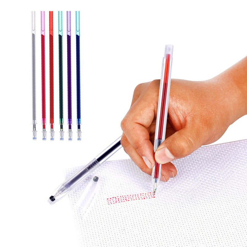 Quilting Heat Erase Fabric Marker w/10 Refills,Sewing Pen for Fabric,Tailor Chal