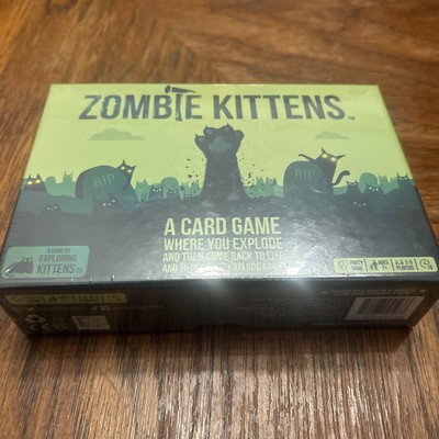 ZOMBIE KITTENS Card Game - A Game by Exploding Kittens NEW SEALED IN BOX!!!