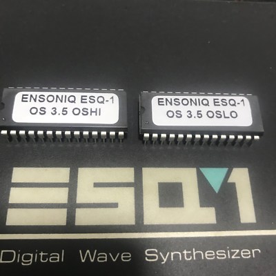 Ensoniq ESQ-1 ESQ1 Synthesizer ROM Kit OS 3.5 Original or Hidden Waves