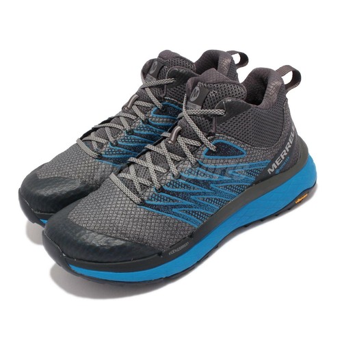 

Merrell Rubato Mid GTX Gore-Tex Серые Синие Мужские Походные Ботинки J135331, Серый, Rubato Mid Gtx