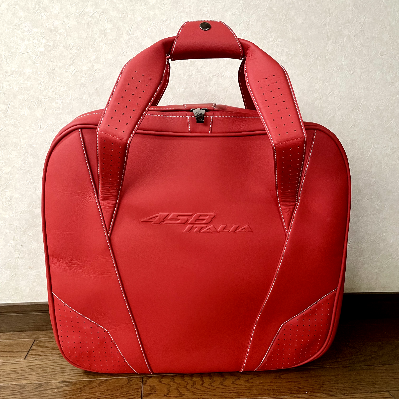 Ferrari 458 Italia Schedoni Leather Luggage With Yellow