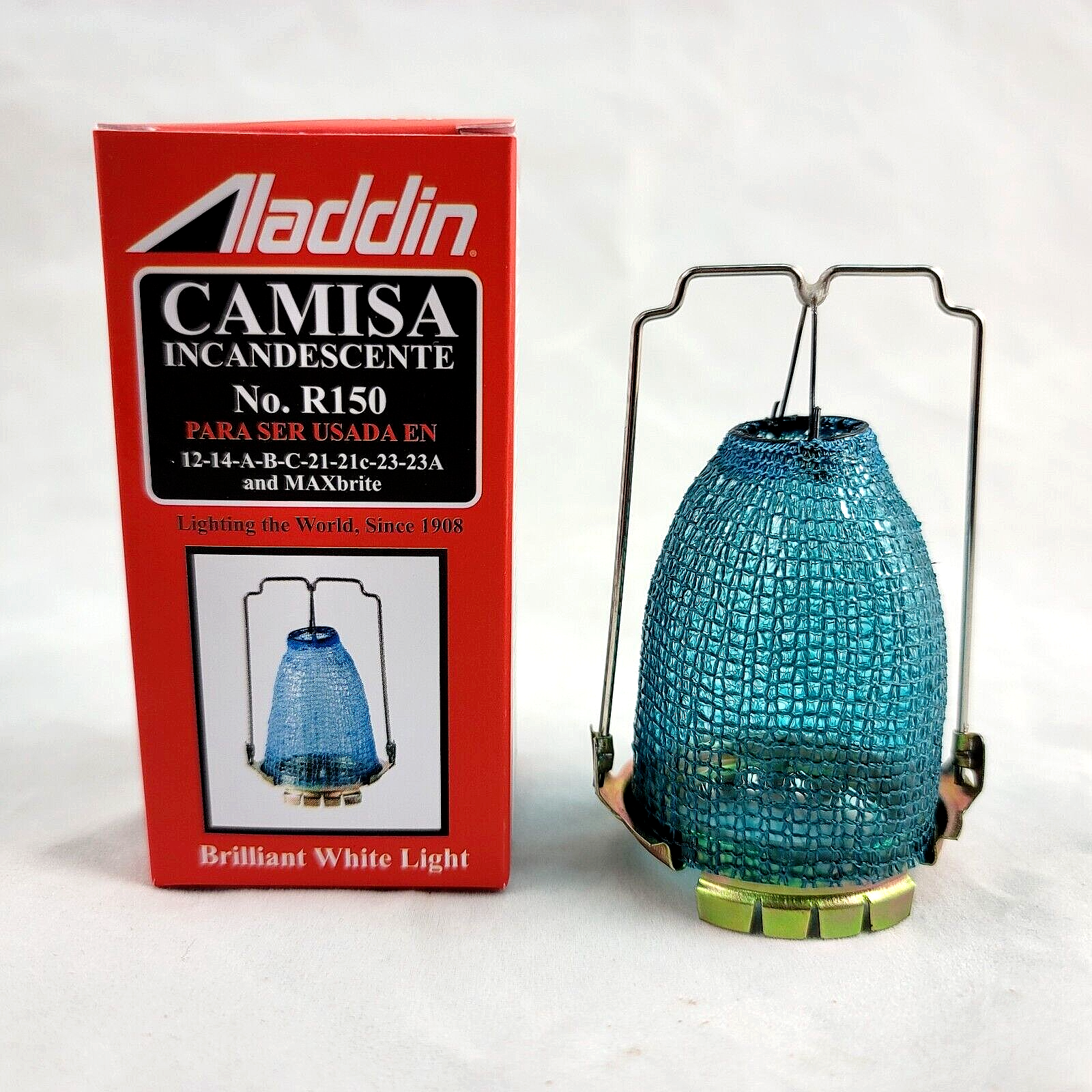 ALADDIN R 150 LOX ON OIL LAMP MANTLE New Current Production