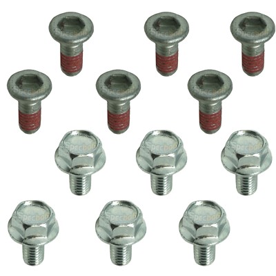 12PC ROTOR BOLTS YAMAHA YZ YZF WR 125 250 400 426 450 FRONT & REAR DISC BRAKE