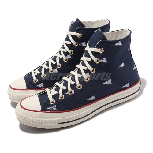 

Converse Chuck 70 Высокий морской флаг Темно-синяя мужская повседневная обувь унисекс A04965C, Синий, Chuck 70 Hi