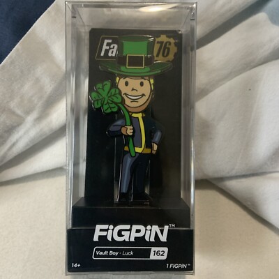 Fallout 76  Vault Boy - LUCK 162 Bethesda FIGPIN New Never Opened