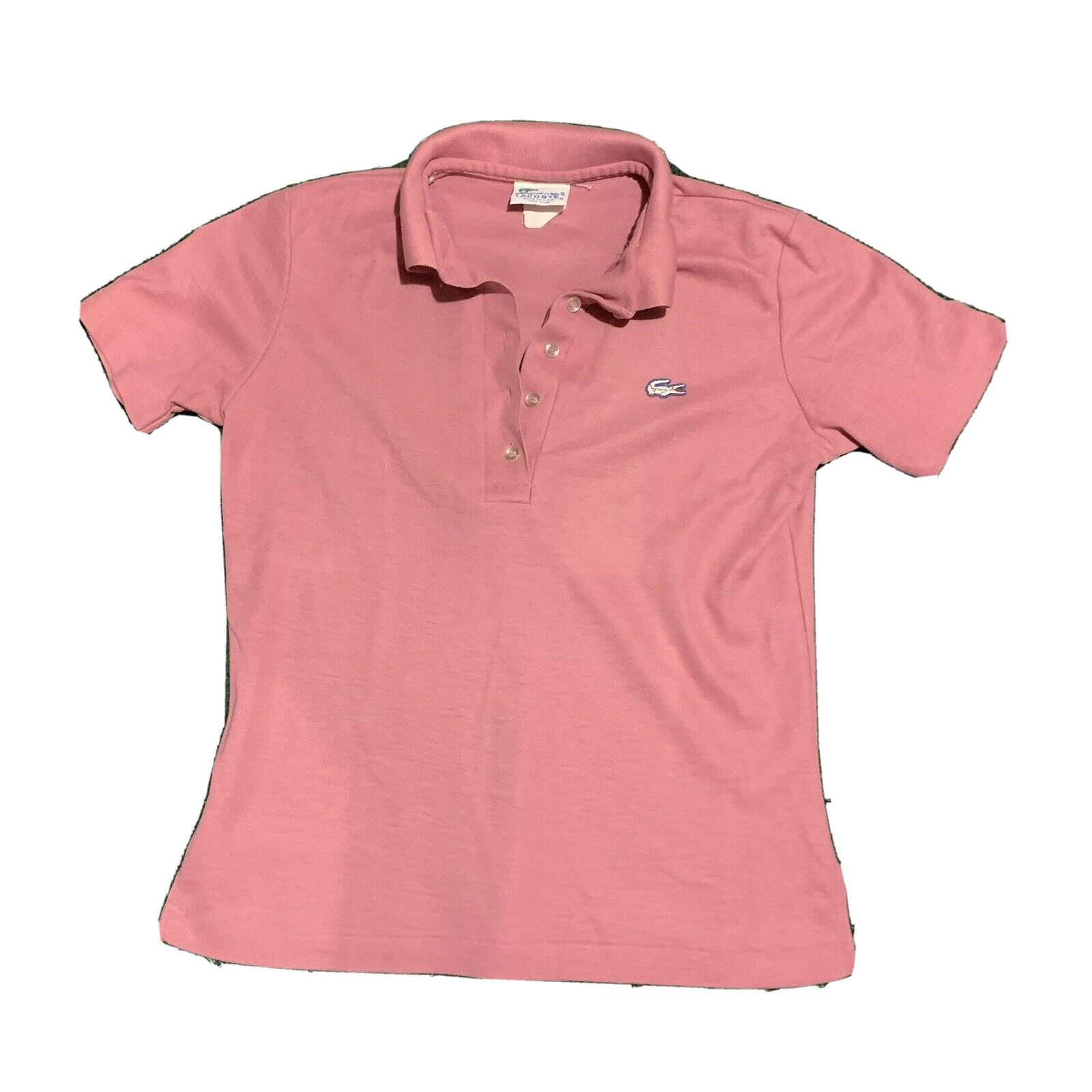 Womens pink cheap lacoste polo shirt