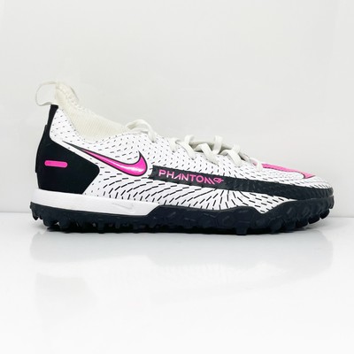 

Белые футбольные бутсы Nike Girls Phantom GT Academy DF TF CW6695-160 3,5 года, Белый, Phantom GT Academy DF TF
