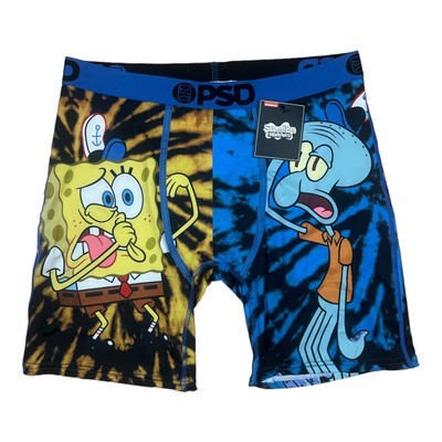 PSD SPONGEBOB BOXERS UNDERWEAR BRIEFS Men's XL
