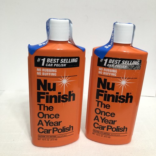 Pack Of 2 Nufinish Nf76 Liquid Car Polish 16 Oz Each New for sale in Florence, South